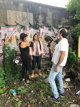 Filming for One Vote Won, a new opera to celebrate the 100th anniversary of women’s suffrage and the fight to secure voting rights for all Black women