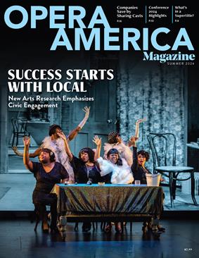 On the cover: Madison Lodge was a part of Opera Theatre of Saint Louis’ 2023 New Works Collective (photo: Phillip Hamer Photography)