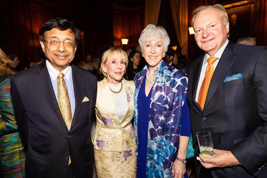 Shariq Yosufzai, Pamela Zell Rigg, Carol Lazier, and Brian James (photo: Danny Bristoll)
