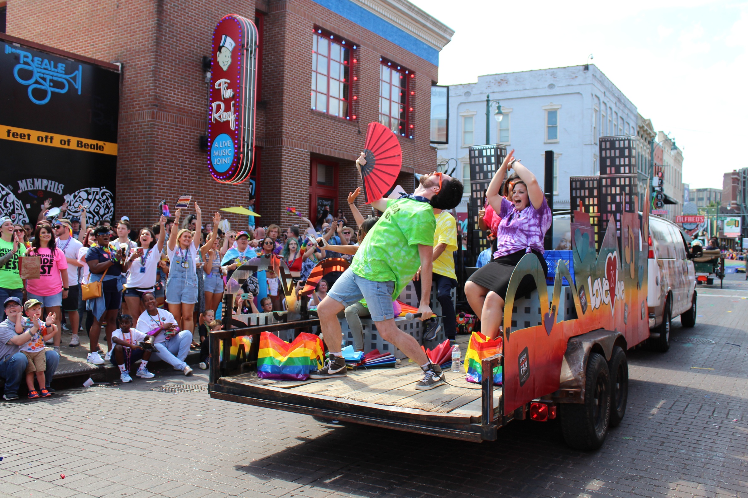Opera Memphis at the Mid-South Pride Fest on Beale Street in Downtown Memphis (photo: Courtesy of Opera Memphis)