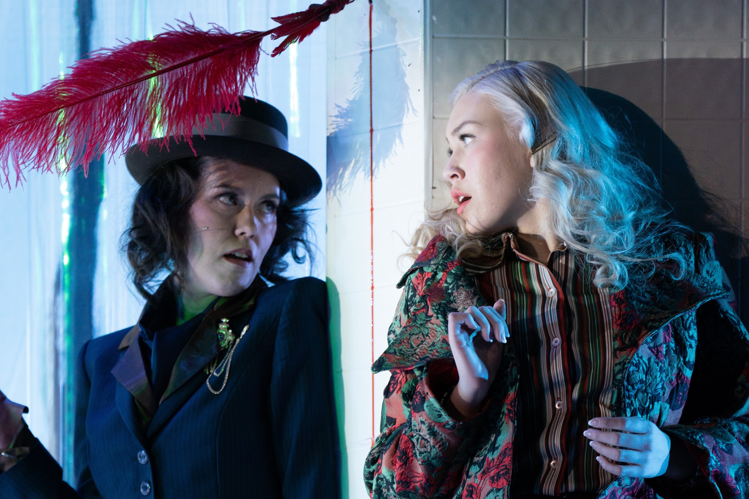 Laurel Irene and Tivoli Treloar in The Romance of the Rose at Long Beach Opera in 2023 (photo: JJ Gieger)