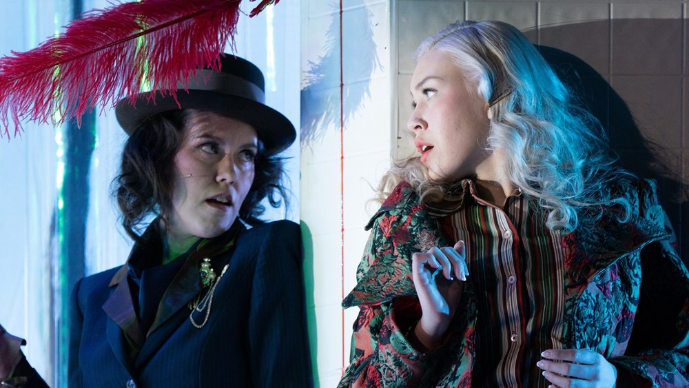 Laurel Irene and Tivoli Treloar in The Romance of the Rose at Long Beach Opera in 2023 (photo: JJ Gieger)