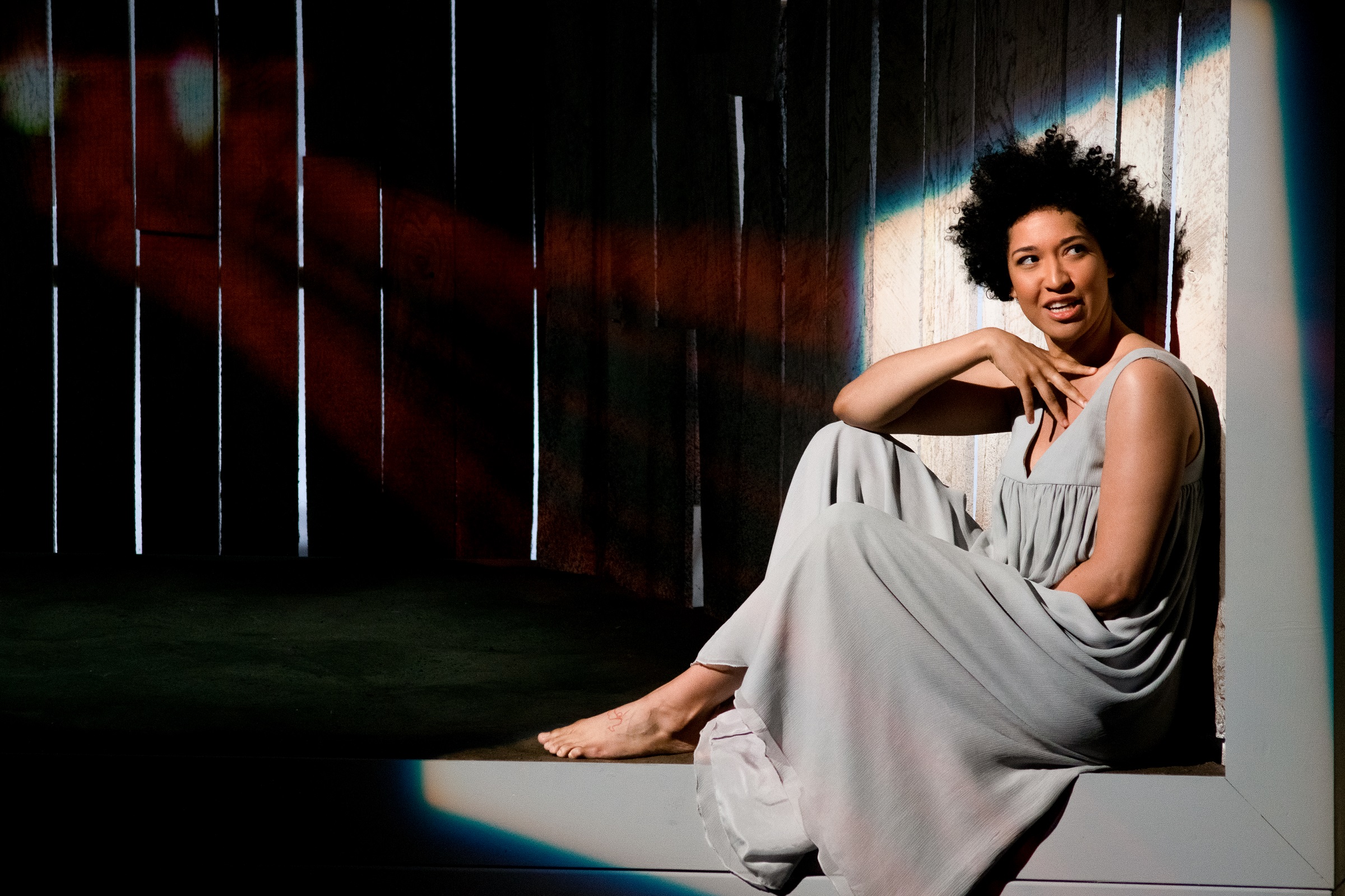 Julia Bullock in the world premiere of Fire Shut Up in My Bones at Opera Theatre of Saint Louis