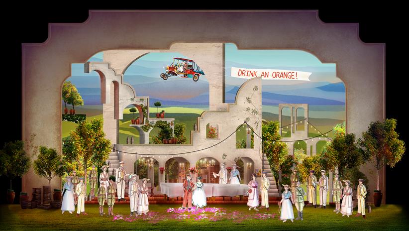 The final tableau of L’elisir d’amore