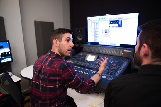 The David Gockley and Nicola Luisotti Media Suite Control Room