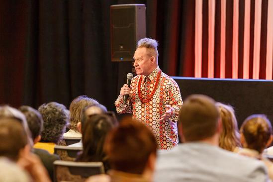 Director Peter Sellars delivered remarks at the Opening Session (photo: David Bachman Photography)