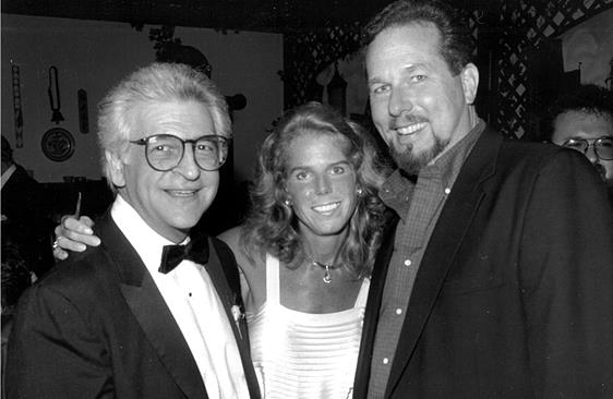 James de Blasis (at left) with Patricia Beggs and James Morris (photo: courtesy of Cincinnati Opera)