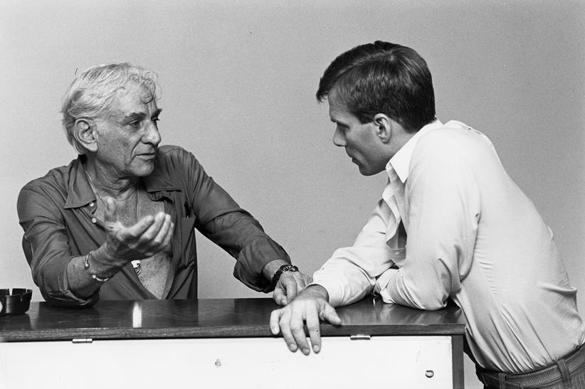 Leonard Bernstein takes David Gockley’s notes on A Quiet Place at Houston Grand Opera, 1983