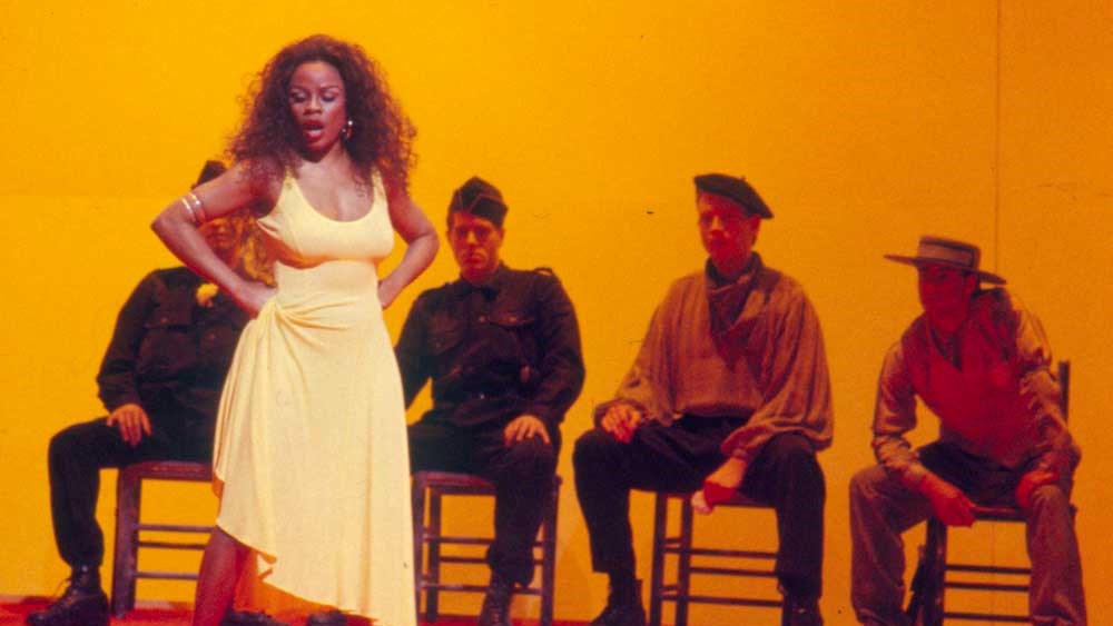 Graves in her Carmen role debut at Minnesota Opera in 1991