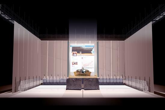 A scenic design for The Flying Dutchman