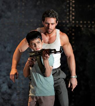 Avirath Dodabele and Paul LaRosa in OTSL’s 2011 production of The Death of Klinghoffer