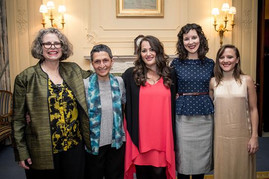 Kitty Brazelton, Laura Kaminsky, Heather Johnson, Mila Henry and Ellen Reid
