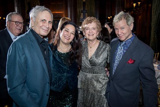 John Corigliano, Peggy Monastra, Susan Feder, and Mark Adamo (photo: Jeff Reeder)