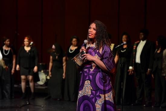 General Director Afton Battle at Fort Worth Opera’s "Night of Black Excellence"