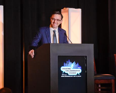 Timothy O’Leary, general director of Opera Theatre of Saint Louis and board chairman of OPERA America