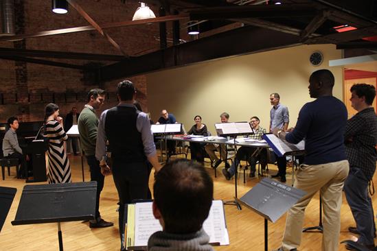 A rehearsal for Fellow Travelers