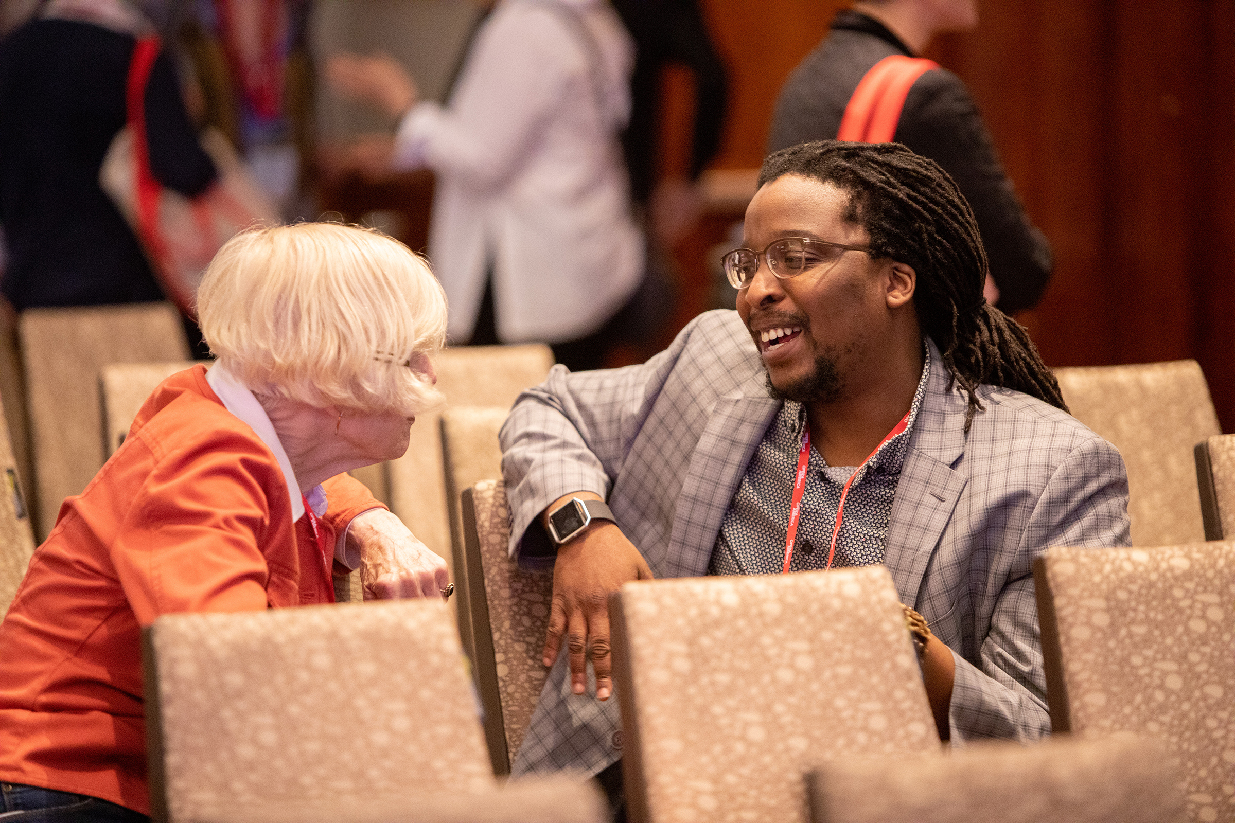 Ann Farris, archive associate at San Francisco Opera and former executive director of OPERA America, and Chidi Ozieh, managing and media director at Ardea Arts