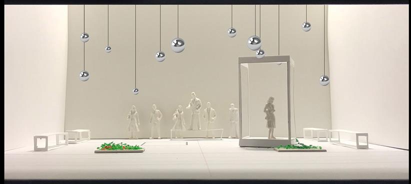 A scenic design for The Rape Of Lucretia