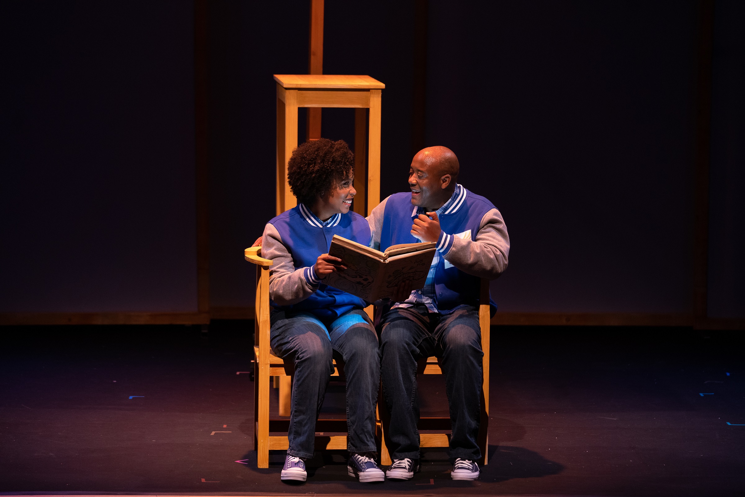 Briana Elyse Hunter and Jorell Williams as Hannah in a 2019 production of As One by The American Opera Project and New York City Opera
