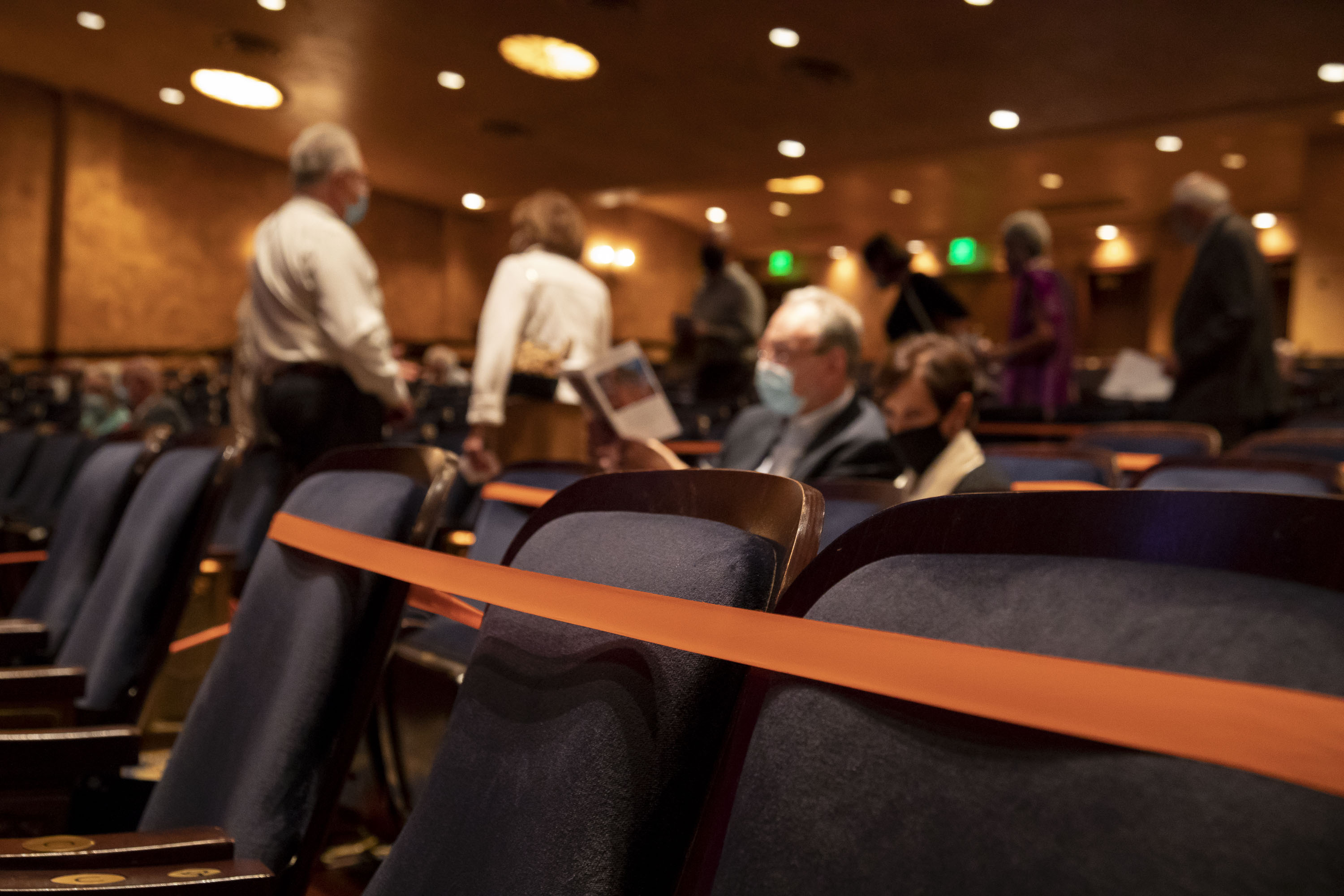 Distanced seating during Sarasota Opera’s winter 2020 season