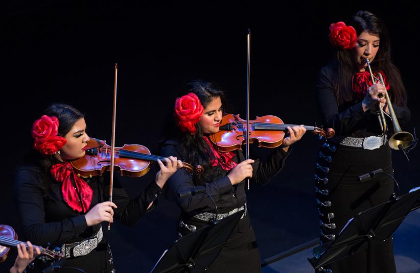 Members of Mariachi Rosas Divinas in Mariachi Wagner at the Dallas Symphony Orchestra