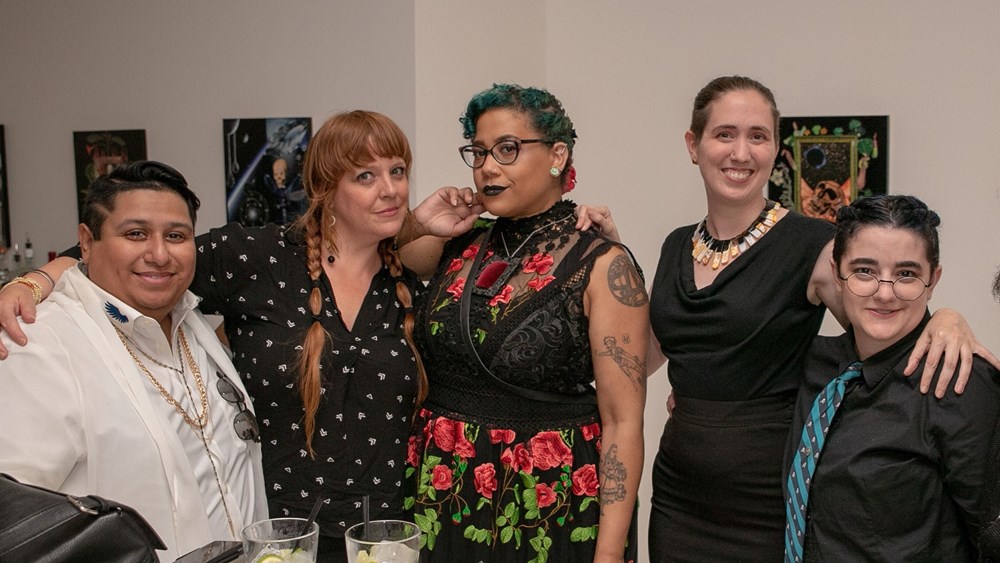 Minnesota Opera’s Tempo members at a Pride party (photo: Dapper Fellow)
