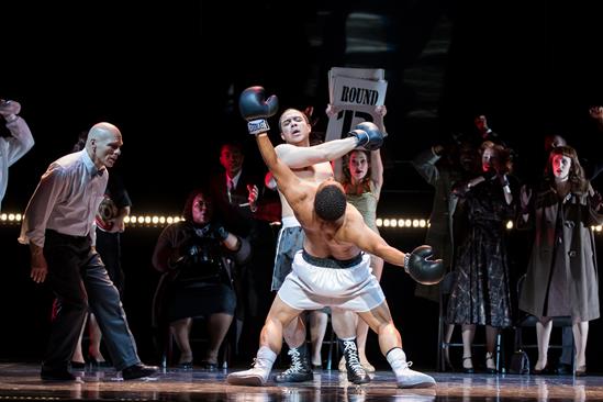 Aubrey Allicock and Victor Ryan Robertson in Champion