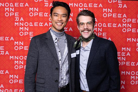Lifestyle bloggers Eric and Aaron Komo (@ericlkomo and @aaronkomo) at Minnesota Opera’s Beyond the Gala