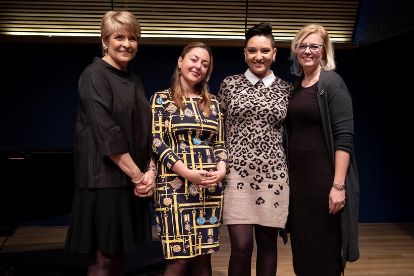 Jeri Sedlar, Paola Prestini, Aliana de la Guardia and Lee Anne Myslewski