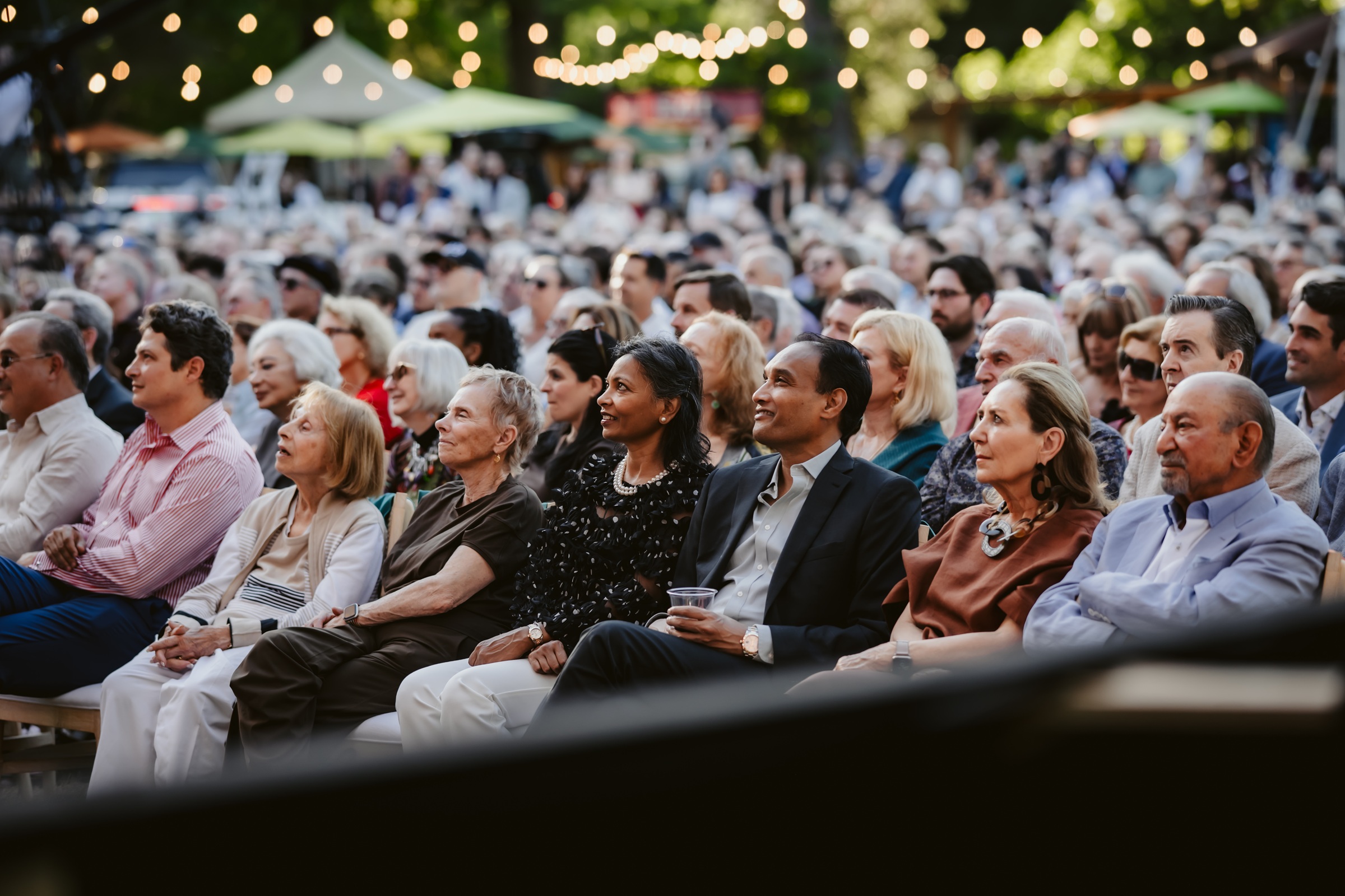 Audience members watch the world premiere of The Judgment of Paris at Festival Napa Valley. (photo: Lisa Fonville/Hemlock House, Inc.)