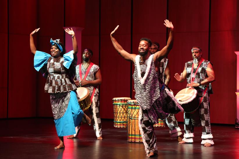 The Bandan Koro African Drum and Dance Ensemble at Fort Worth Opera’s "Night of Black Excellence"