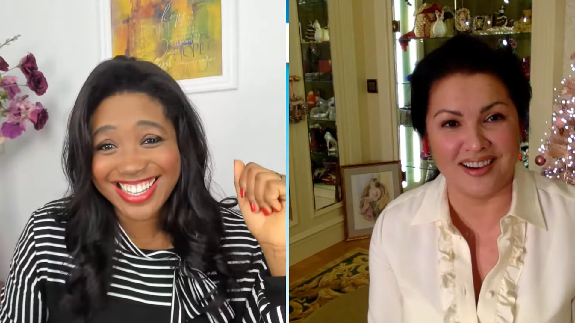 Angel Blue welcomes Anna Netrebko to her talk show Faithful Friday.