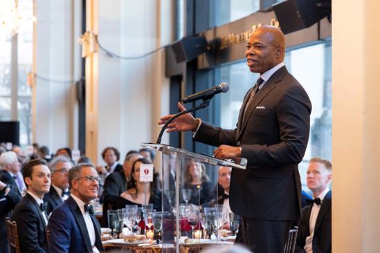 New York City Mayor Eric Adams at the opening of Champion at the Metropolitan Opera. (photo: courtesy of the Metropolitan Opera)