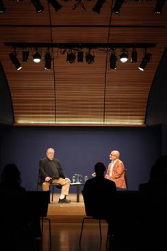 Matthew Epstein in conversation with Marc A. Scorca at the National Opera Center (photo: Sarah K. Ivins)
