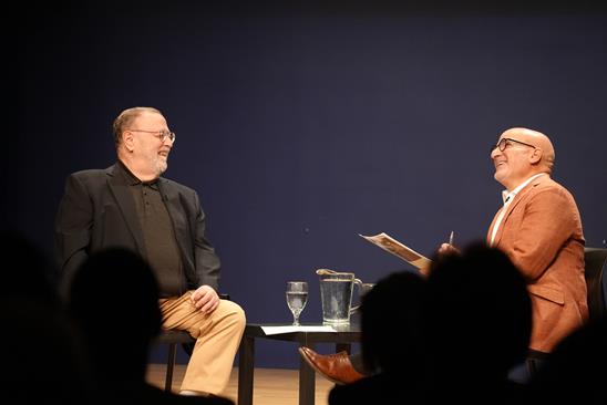 Matthew Epstein in conversation with Marc A. Scorca at the National Opera Center (photo: Sarah K. Ivins)