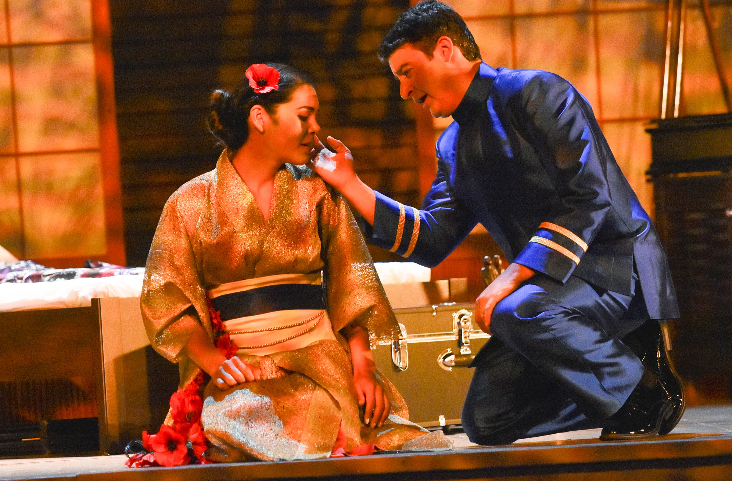 Janet Szepei Todd and Daniel Montenegro in Madama Butterfly at Opera Columbus