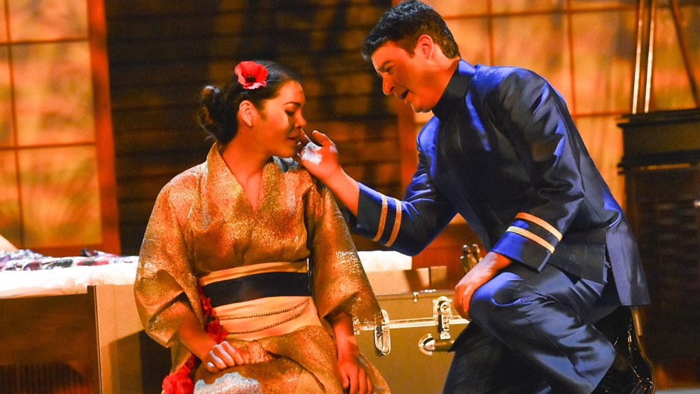 Janet Szepei Todd and Daniel Montenegro in Madama Butterfly at Opera Columbus