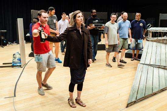 Breaking the Waves in rehearsal