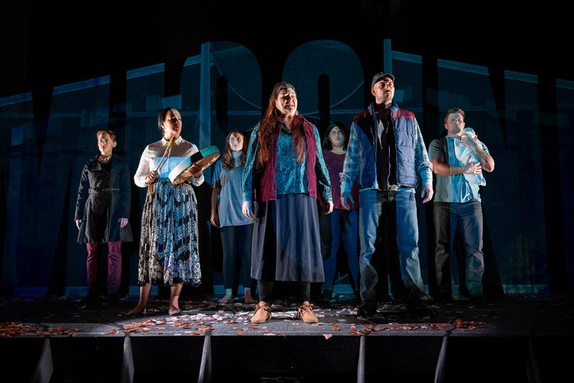 Missing at Pacific Opera Victoria, with Heather Molloy, Marion Newman, Caitlin Wood, Rose-Ellen Nichols, Joanna Diindiisikwe Simmons, Kyle Lehmann, and Jan van der Hooft