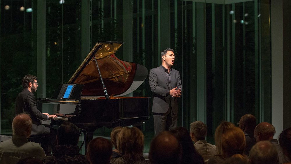 Nicholas Phan at the Collaborative Works Festival, with Michael Brown on piano