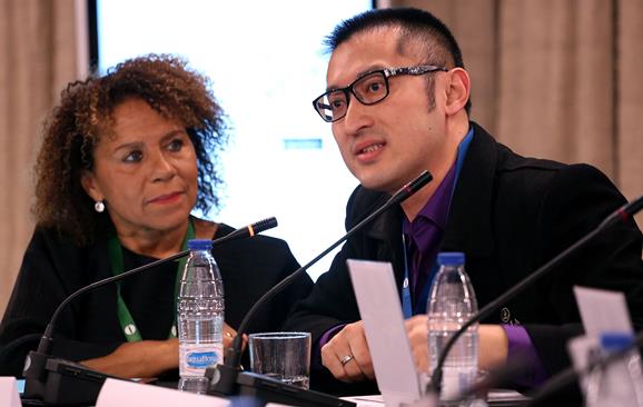 Chi-chi Nwanoku and Hwang Ruo