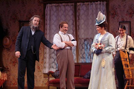 The Southeast-premiere cast of Cold Sassy Tree at Opera Carolina, 2003
