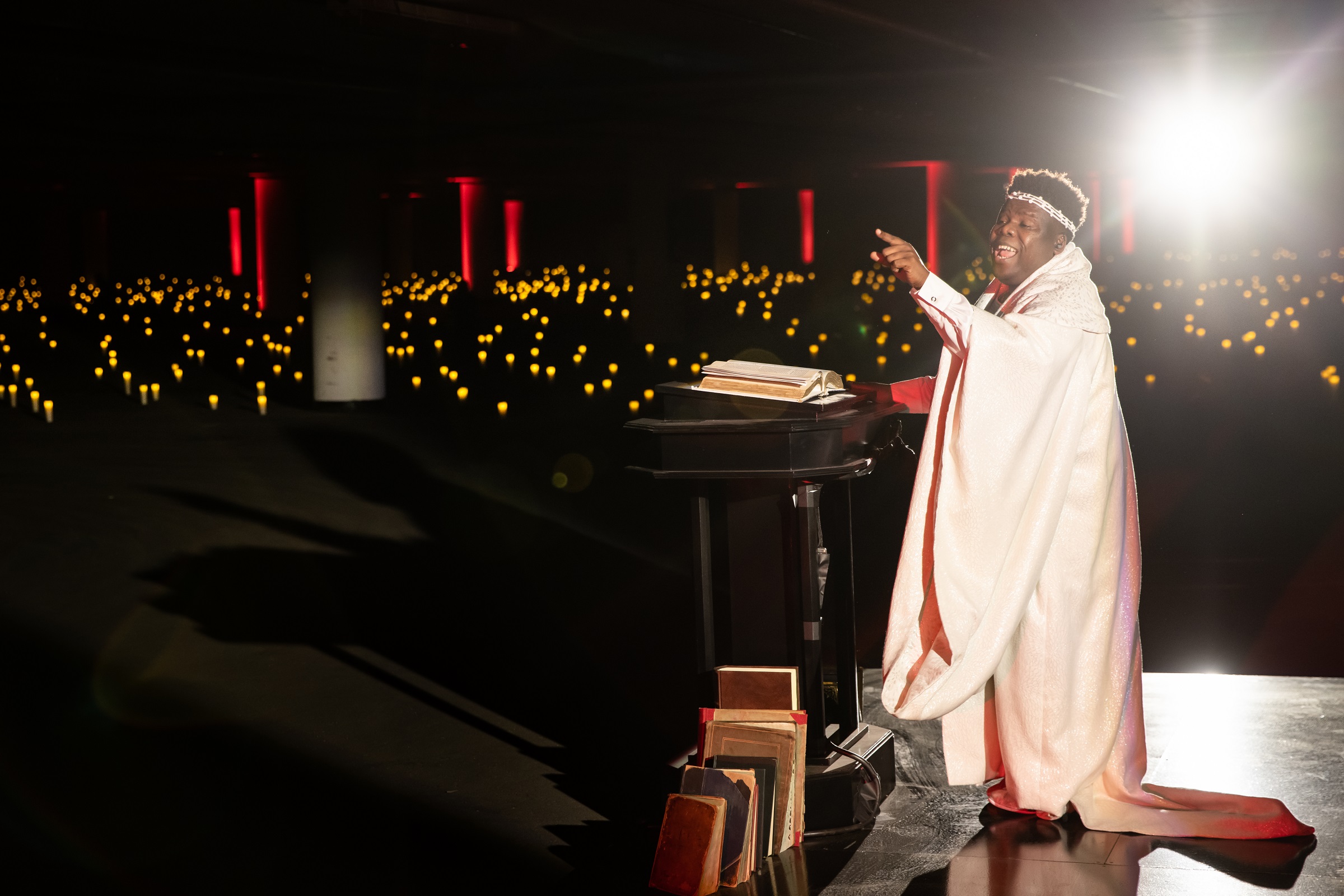 Avery R. Young in Twilight: Gods at Lyric Opera of Chicago