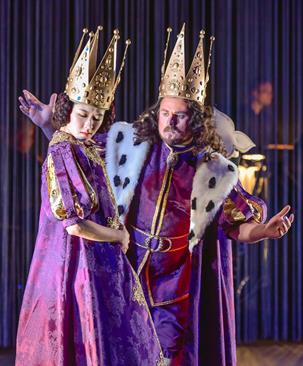 Chanmee Jeong and Dominick Corbacio in The Witches of Venice at Opera Saratoga