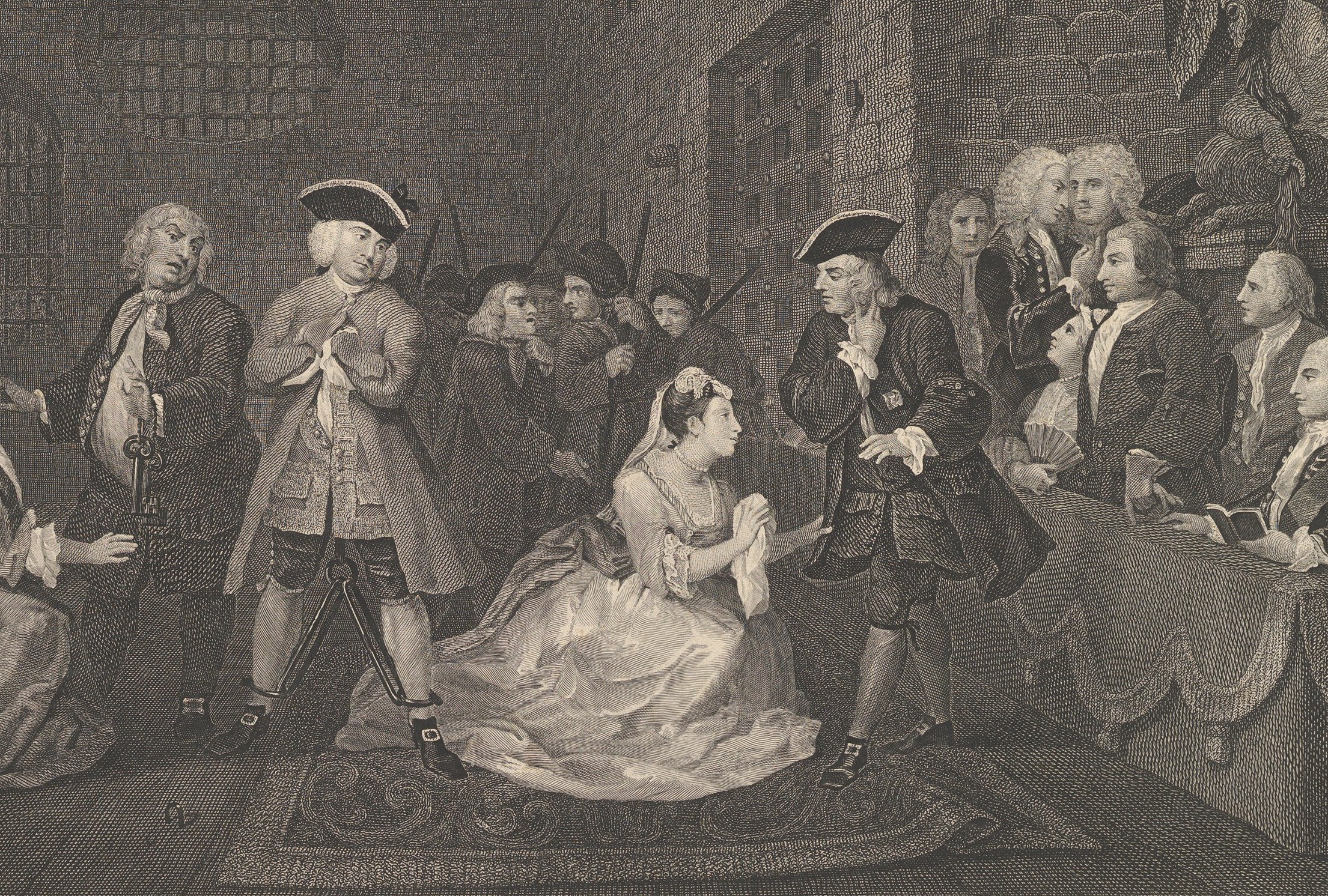 A scene from The Beggar’s Opera, engraved 1790 (image: The Metropolitan Museum of Art)