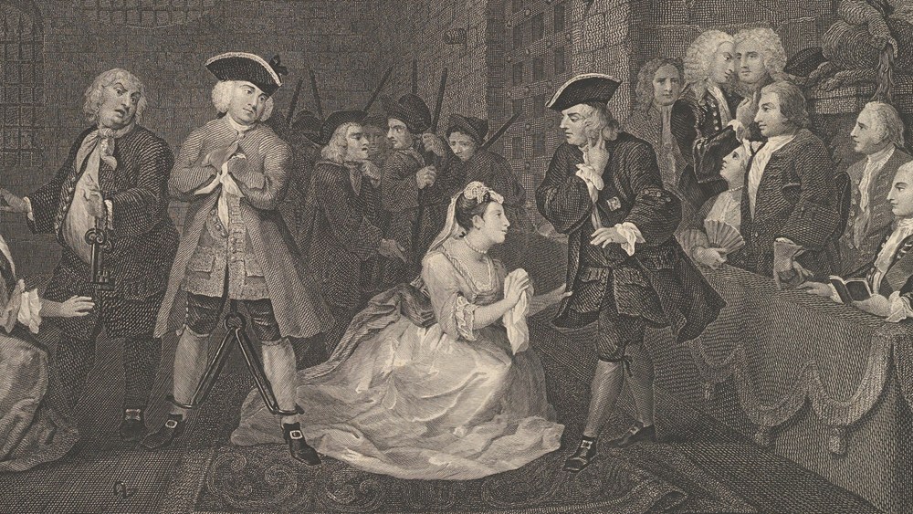 A scene from The Beggar’s Opera, engraved 1790 (image: The Metropolitan Museum of Art)