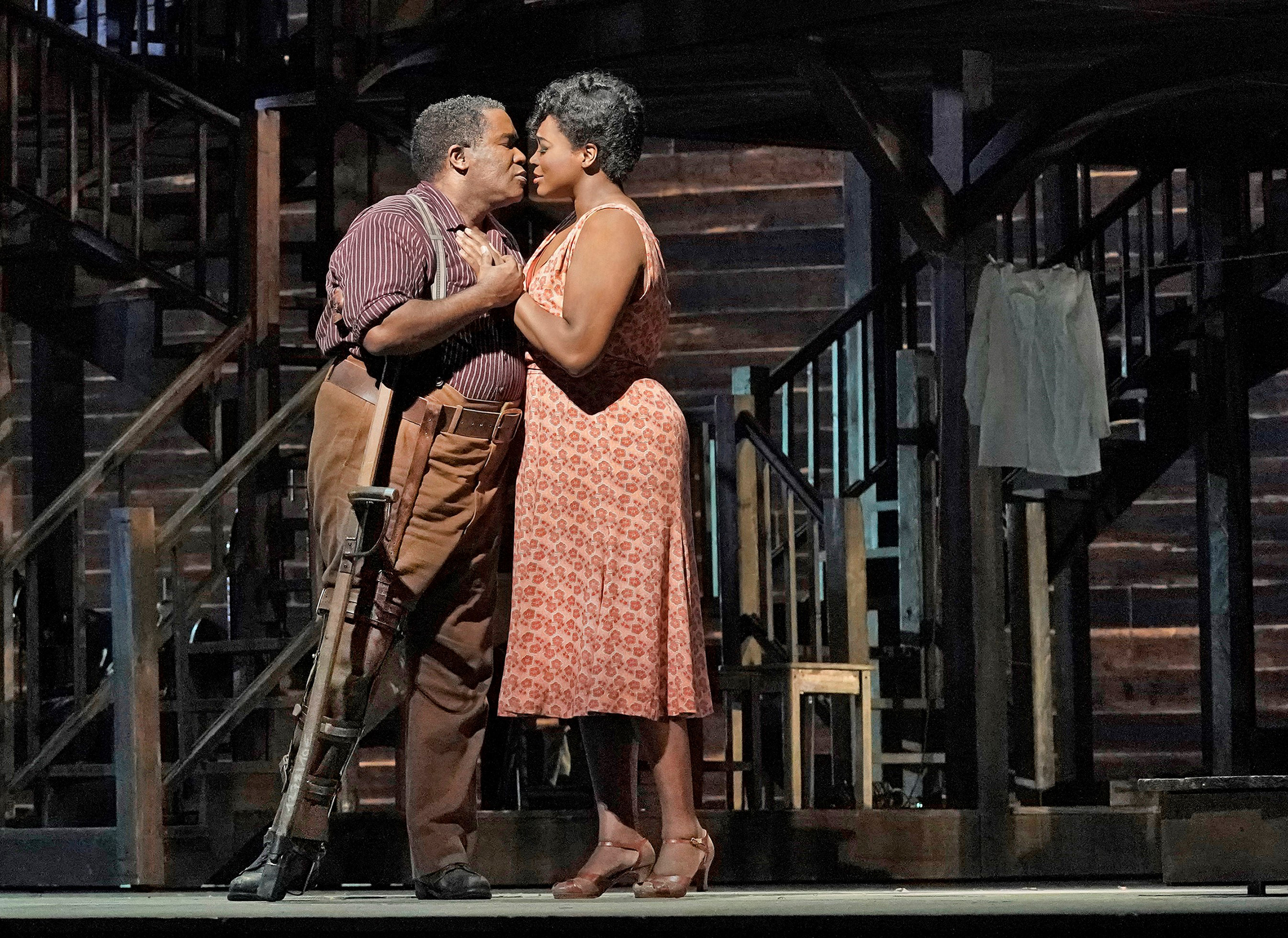 Eric Owens and Angel Blue in Porgy and Bess at the Metropolitan Opera (