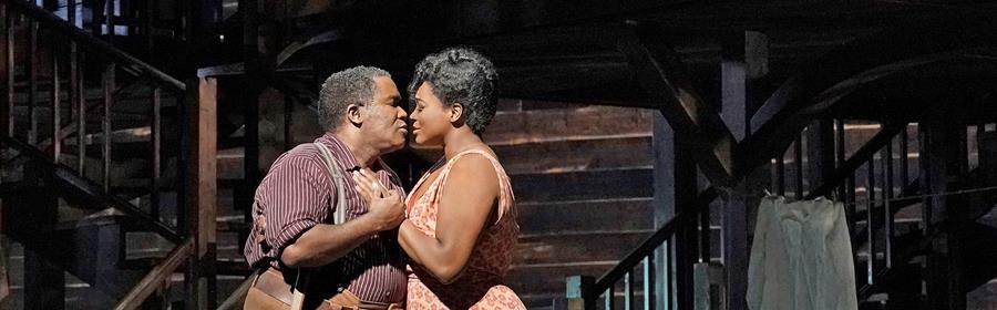 Eric Owens and Angel Blue in Porgy and Bess at the Metropolitan Opera (
