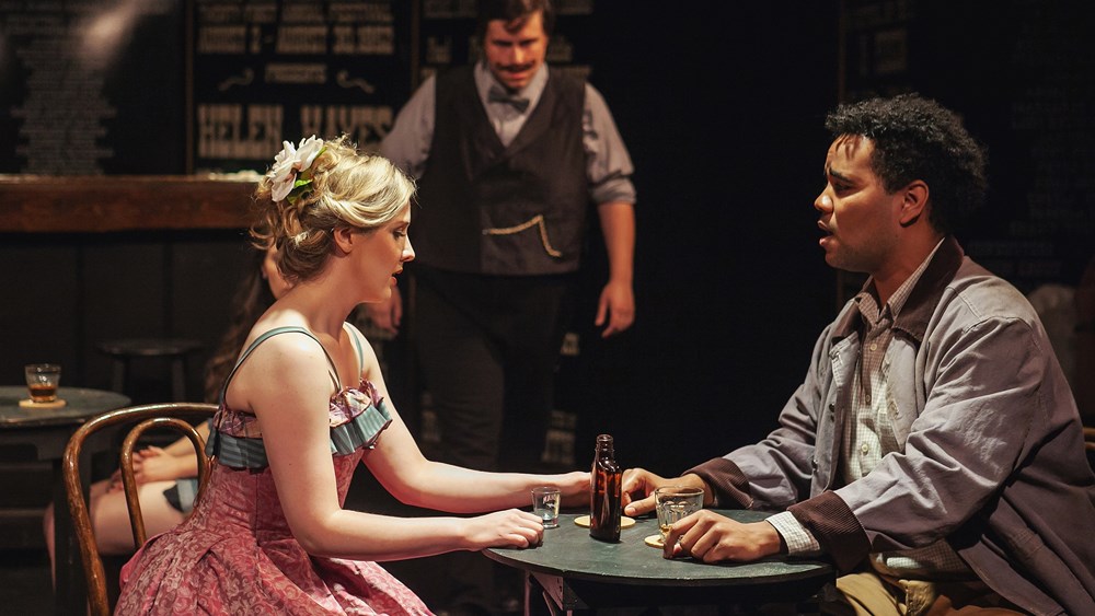 Central City Opera’s 2018 production of The Face on the Barroom Floor, with Gillian Hollis, Zachary Johnson, and Martin Luther Clark