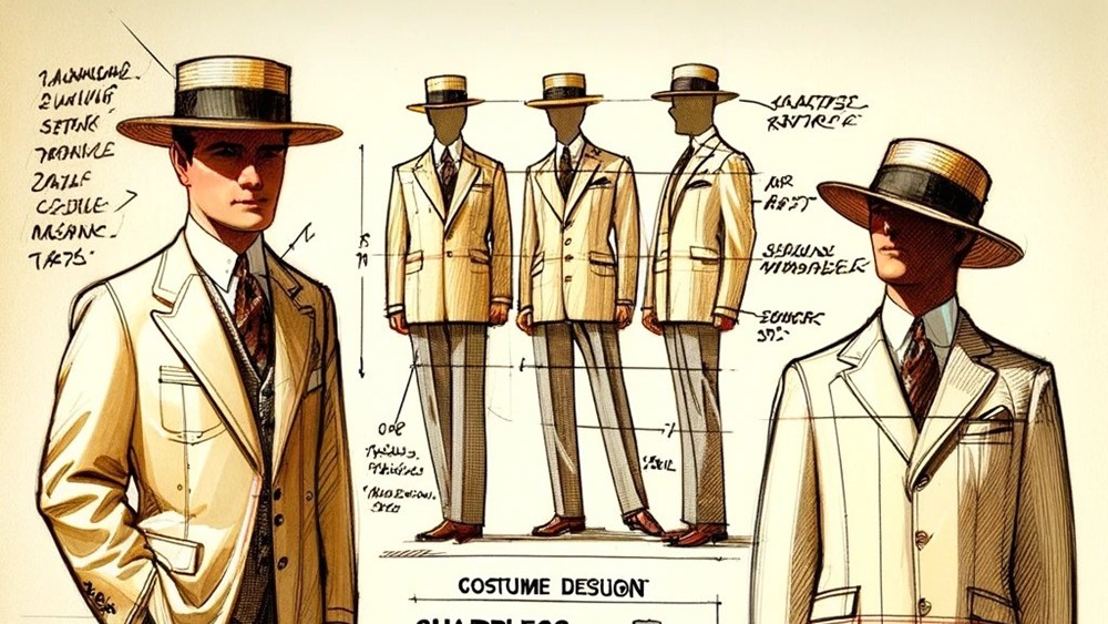 AI-generated concept art for Sharpless' costumes (image: courtesy of Mission Opera)